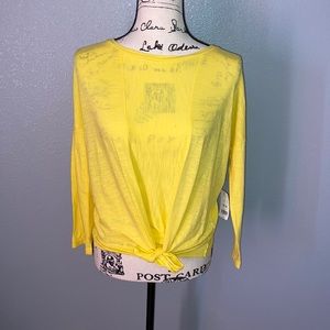 Brand new long sleeve shirt yellow